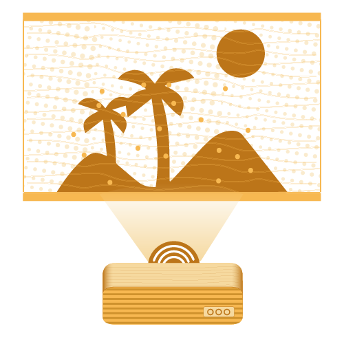 Lines - Dots on the image