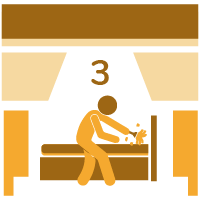 3 Bedroom deep Cleaning(Rs. 2100)