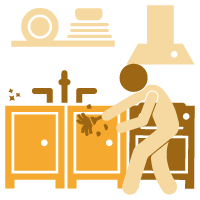 Kitchen deep Cleaning(Rs. 1500)