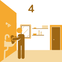 4 Washrooms(Rs. 2800)