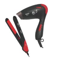 Hair Dryer + Hair Straightener Combo Pack Shine