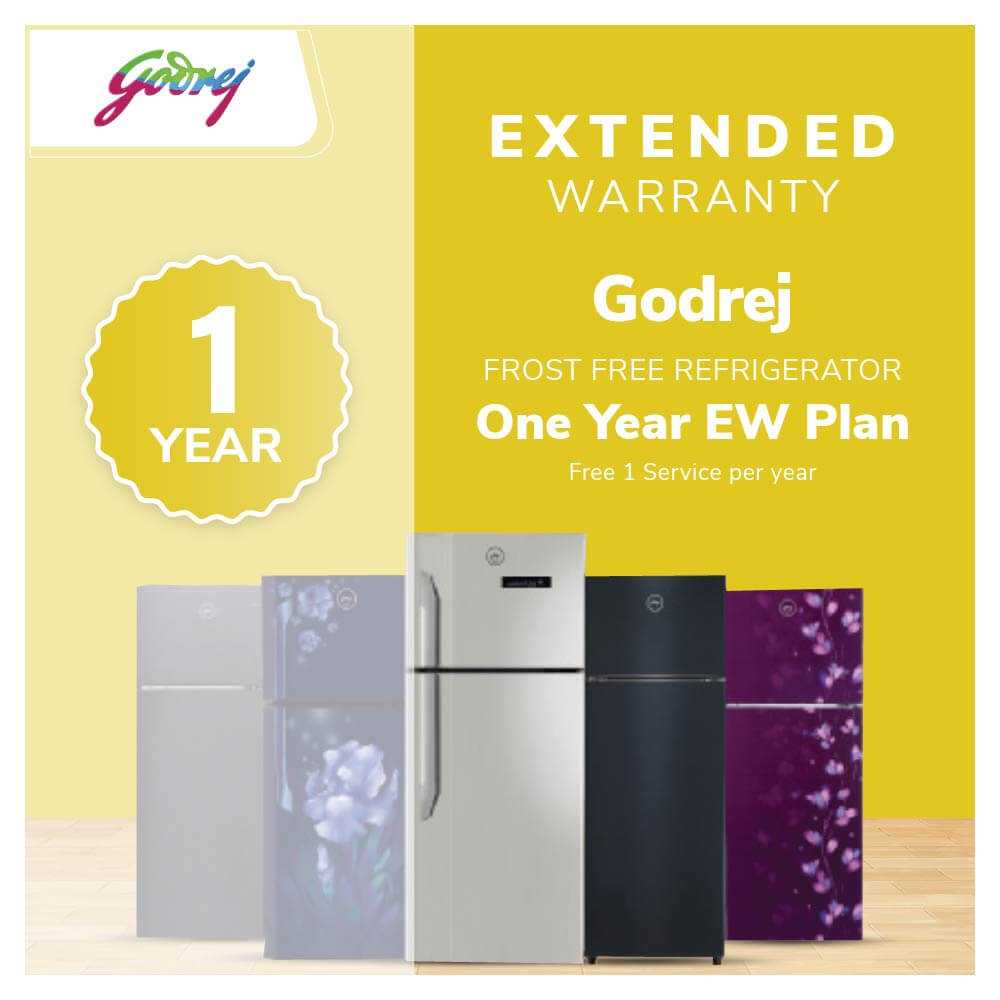 Godrej Refrigerator - Frost Free - One Year Extended Warranty (Free 1 Service per year)